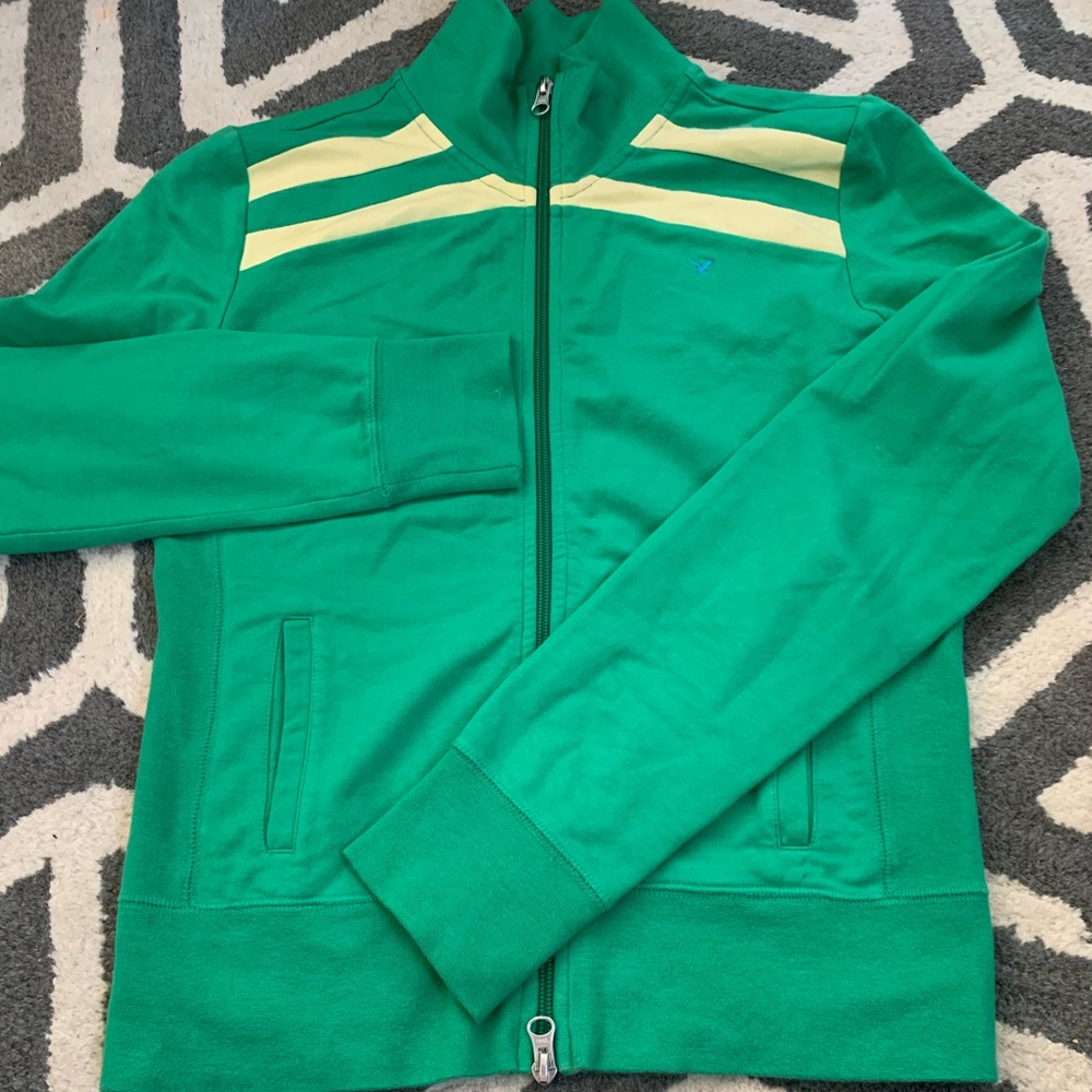 Athletic zip up sweatshirt American eagle AEO